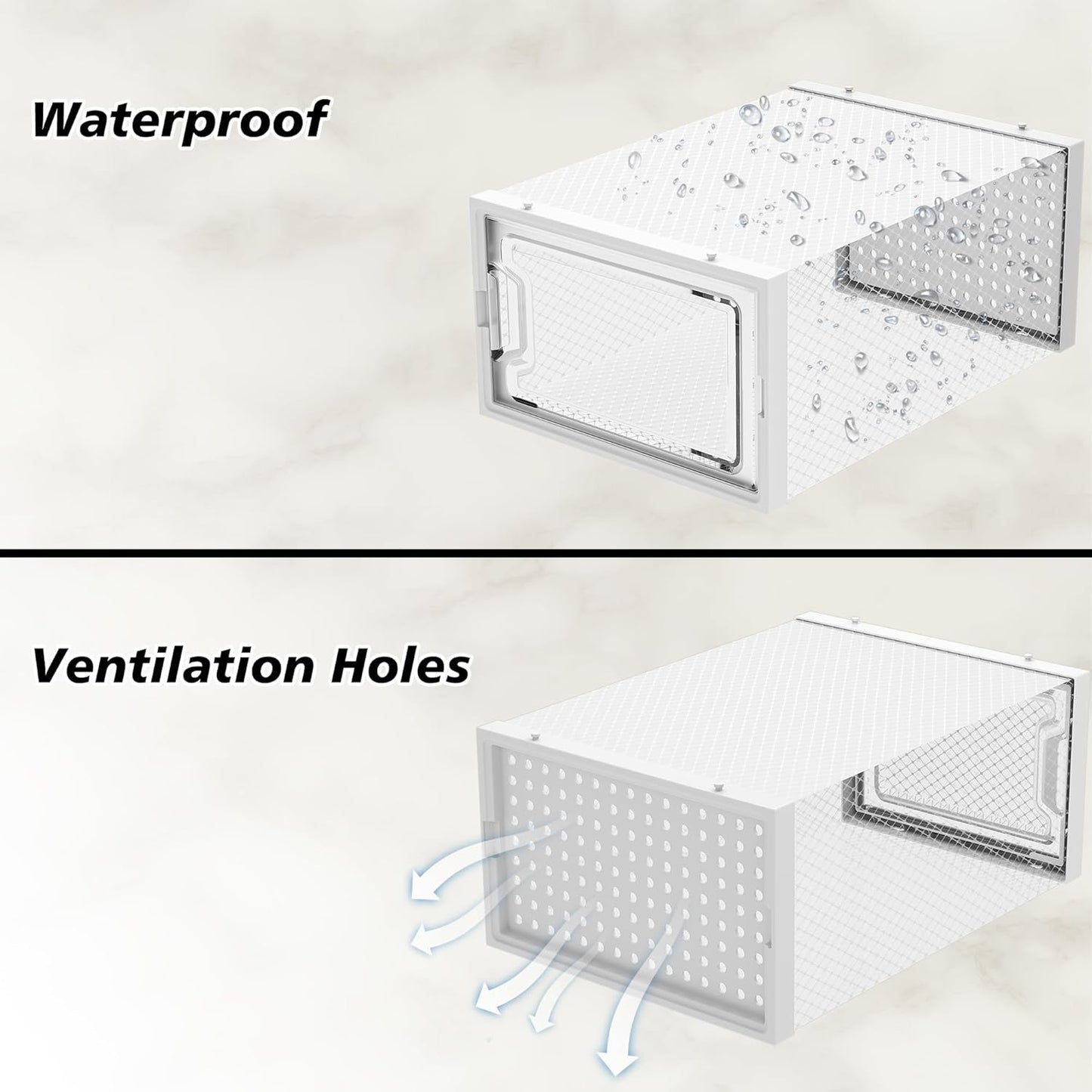 Stackable Shoe Storage Boxes