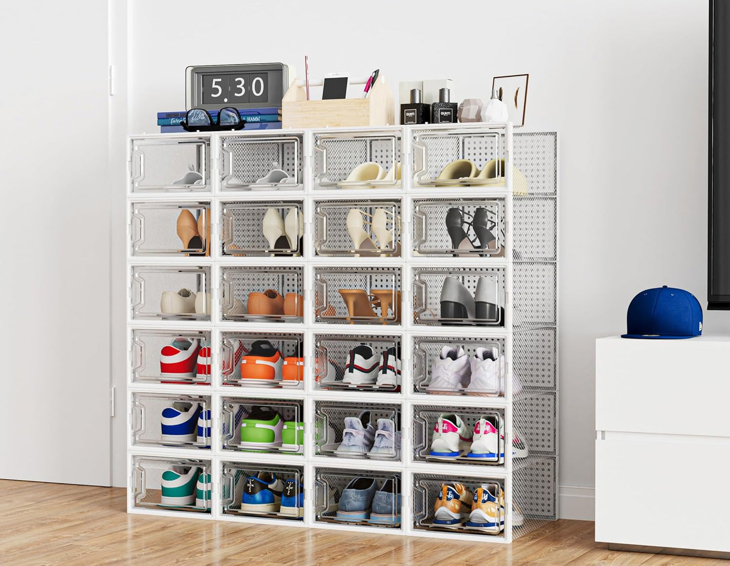 Stackable Shoe Storage Boxes