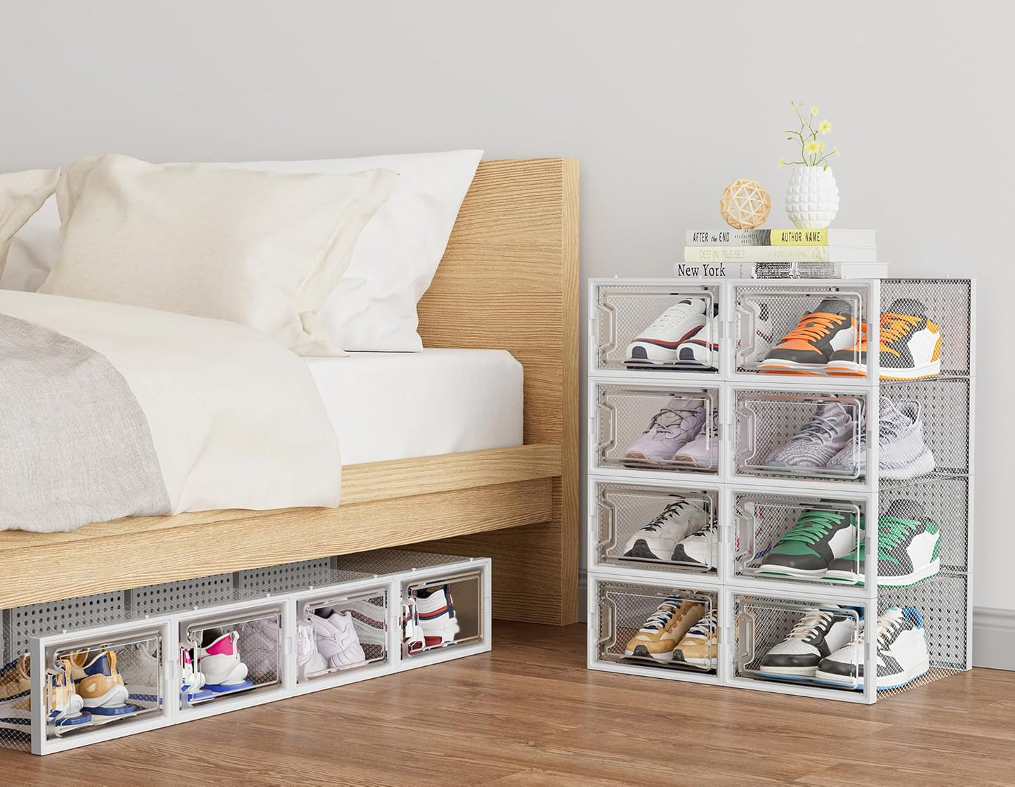 Stackable Shoe Storage Boxes