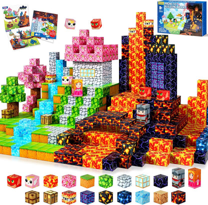 150 PCS Magnetic Building Blocks, Construction Toys
