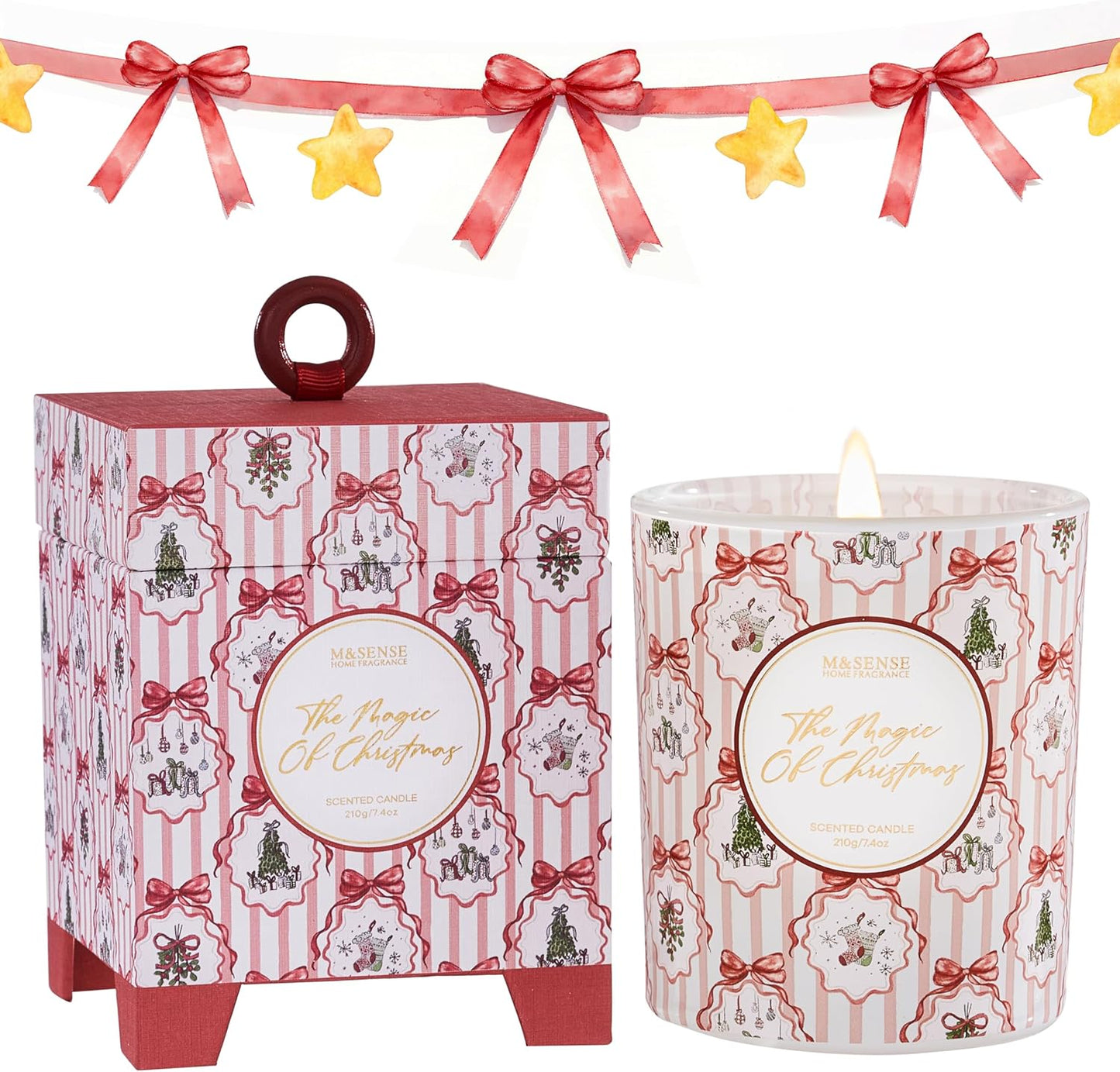 Natural Soy Wax Christmas Candles